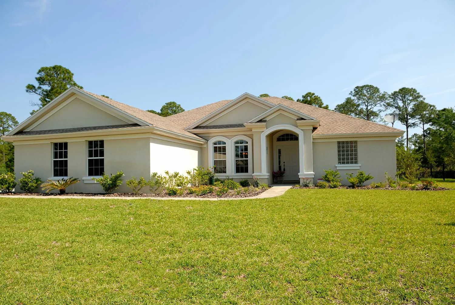 Beautiful Stucco House