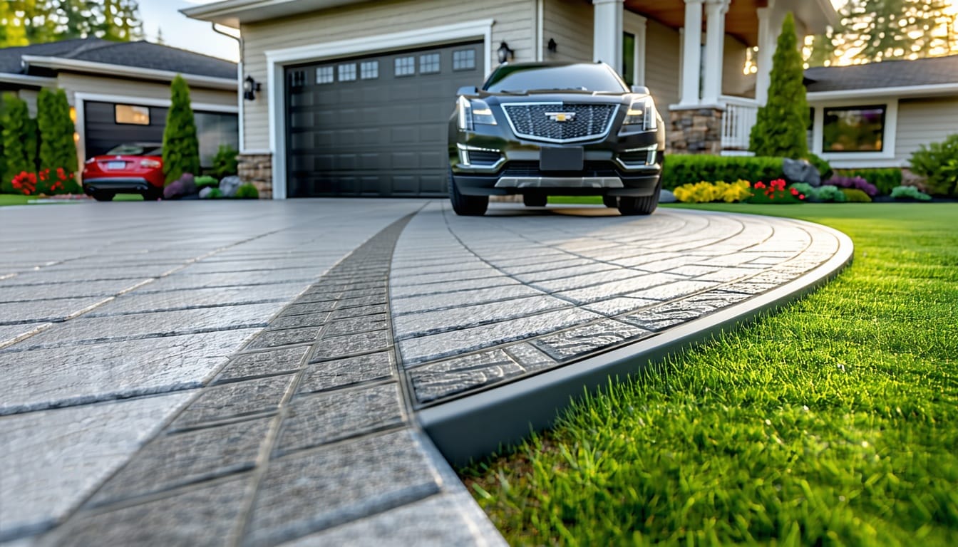 concrete curbs for driveways