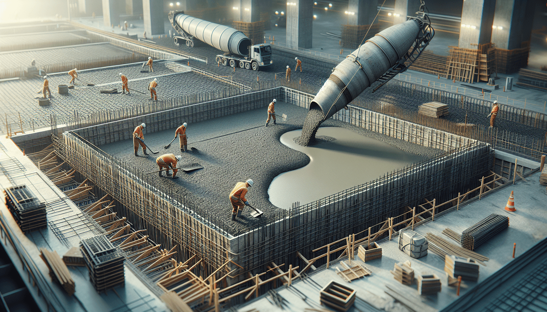 cement pad installation